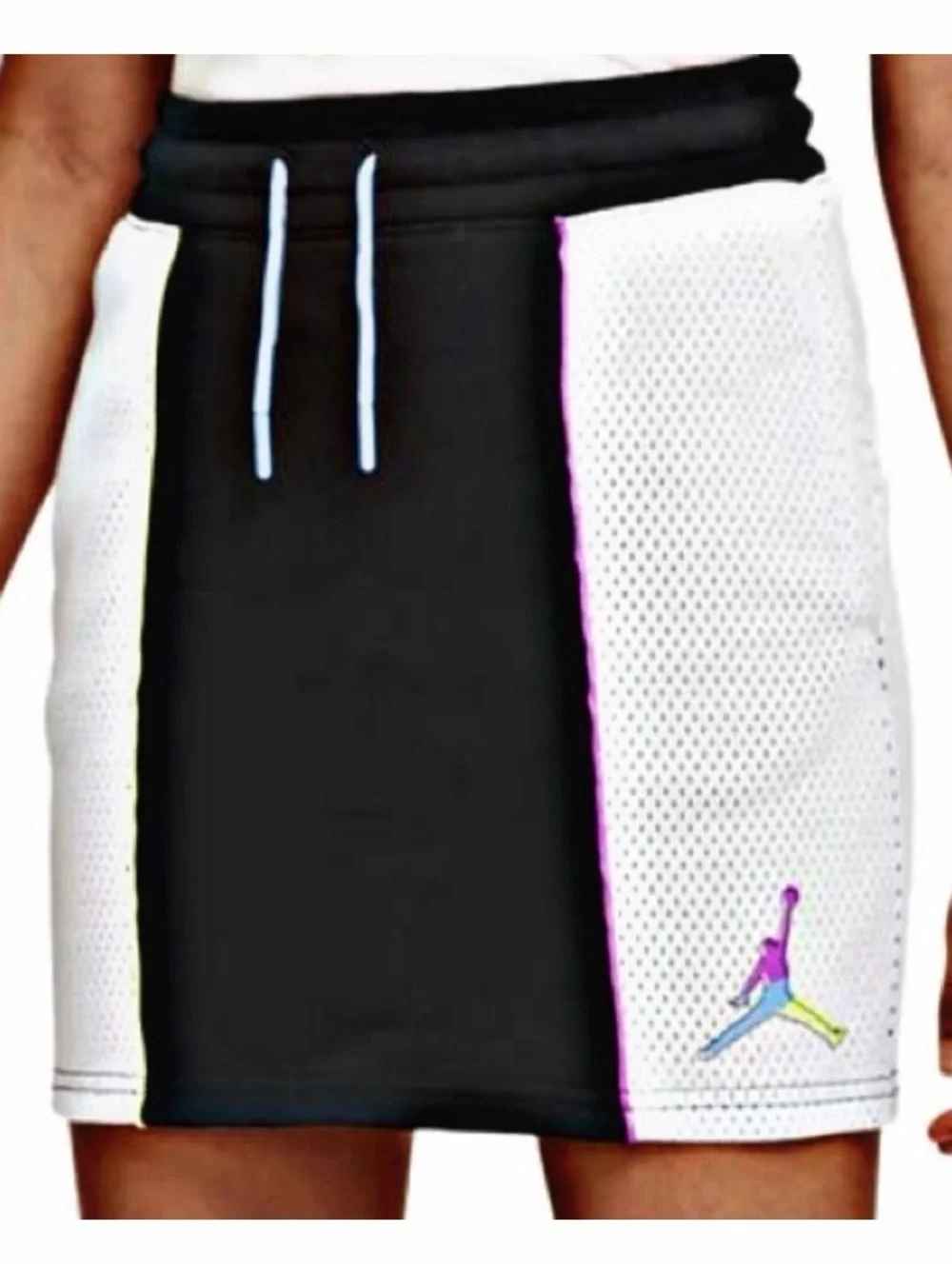 Girls' Lime Green Basketball Graphic Tee and Skort Set